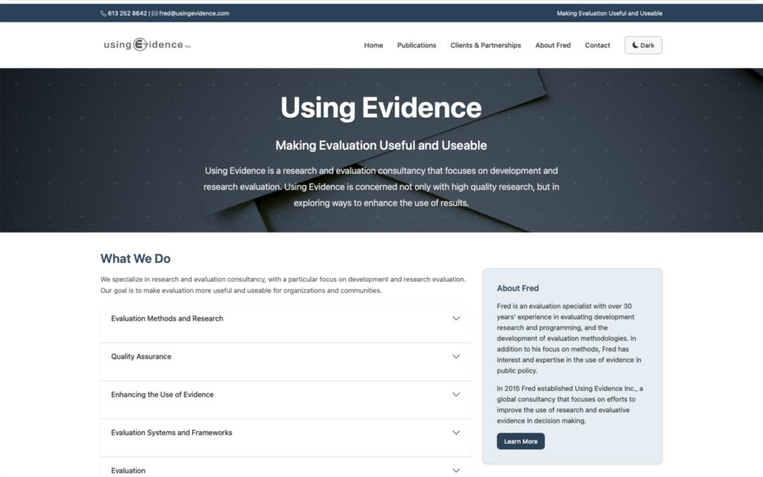 Using Evidence